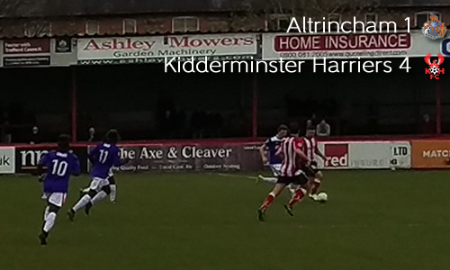 Harriers Clinch Play-Off Spot: Altrincham 1-4 Harriers