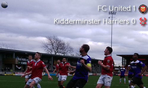 Harriers Dominate, Miss Another Chance: FC United 1-0 Harriers