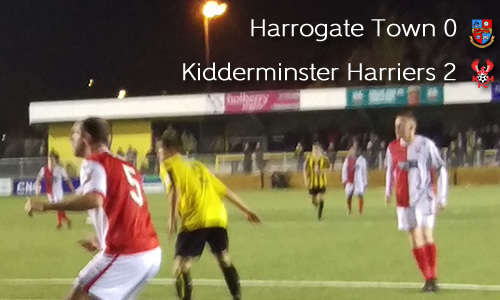 Harriers Bounce Back With Win: Harrogate Town 0-2 Harriers