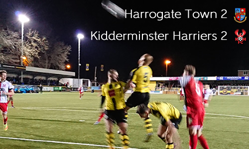Points Shared In Late Drama: Harrogate Town 2-2 Harriers