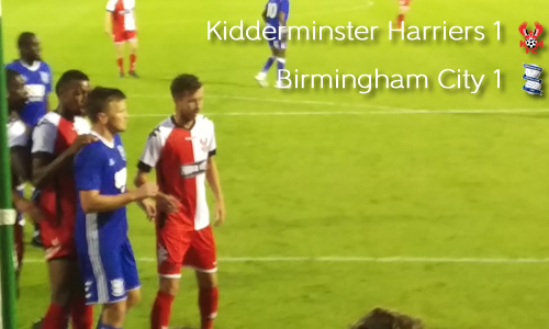 Blues Held In Lively Draw: Harriers 1-1 Birmingham City