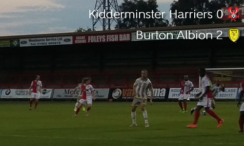 Harriers Given Tough Test By Brewers: Harriers 0-2 Burton Albion