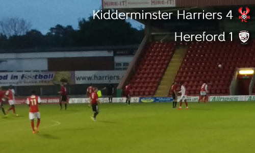 Rampant Harriers Hit Bulls For Four: Harriers 4-1 Hereford