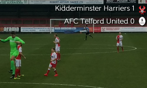 Harriers Close In On Leaders: Harriers 1-0 AFC Telford United